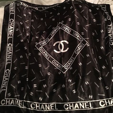 chanel scarf logo|Chanel ready to wear scarf.